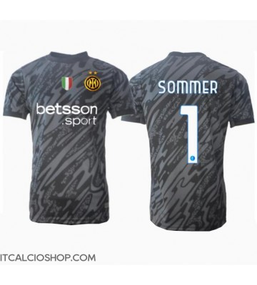 Inter Milan Yann Sommer #1 Portiere Terza Maglia 2024-25 Manica Corta